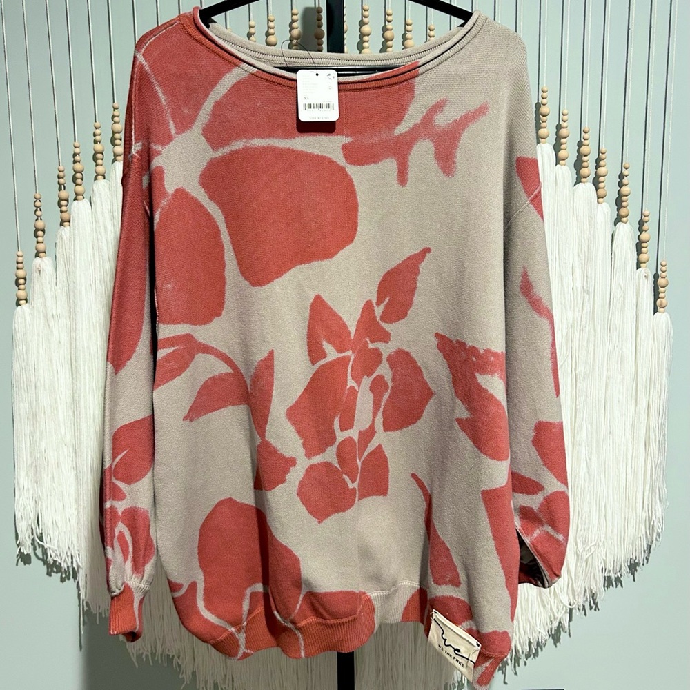 FP WE THE FREE Painters Garden Pullover, Size XS - Picture 4 of 6